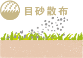 目砂散布